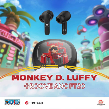 FANTECH x ONEPIECE EXCLUSIVE COLLABORATION TWS GROOVE ANC FT20 Limited Edition Luffy