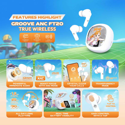 FANTECH x ONEPIECE EXCLUSIVE COLLABORATION TWS GROOVE ANC FT20 Limited Edition Nami