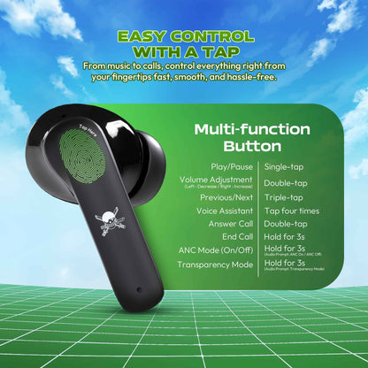 FANTECH x ONEPIECE EXCLUSIVE COLLABORATION TWS GROOVE ANC FT20 Limited Edition Zoro