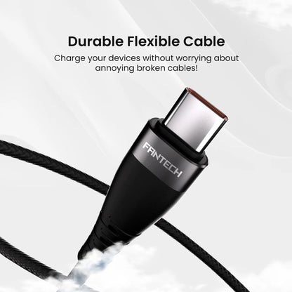 Fantech Kabel Data Fast Charging Type C to Type C PD 100W - KD10C2001 - Fantech Indonesia