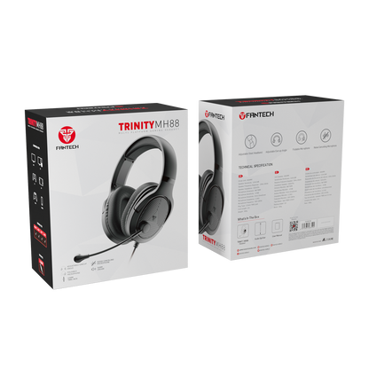 Fantech TRINITY MH88 Multiplatform Headset Gaming Mobile FREE SPLITTER - Fantech Indonesia