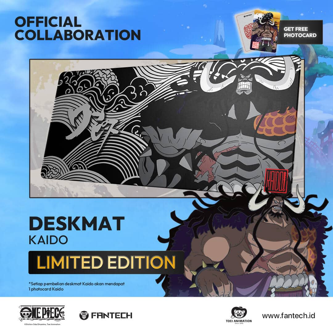 Official Collaboration One Piece Fantech - Kaido - Fantech Indonesia