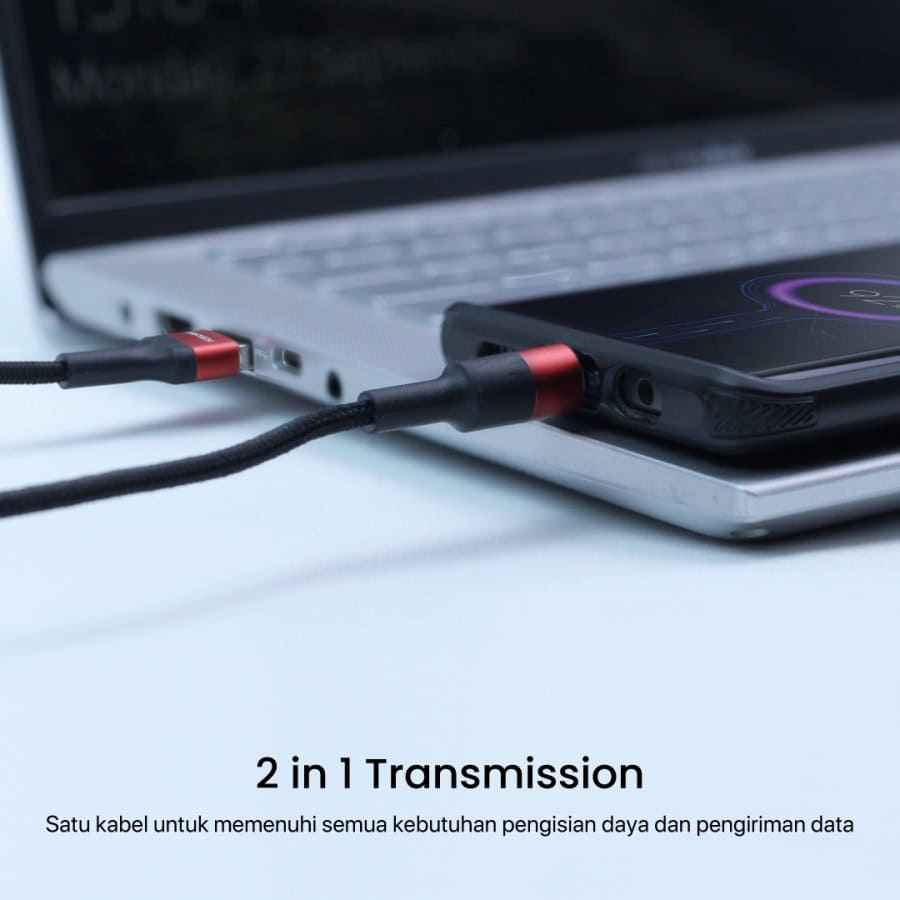 FANTECH Kabel Data Iphone USB 120CM Fast Charging 2.4A - KL102