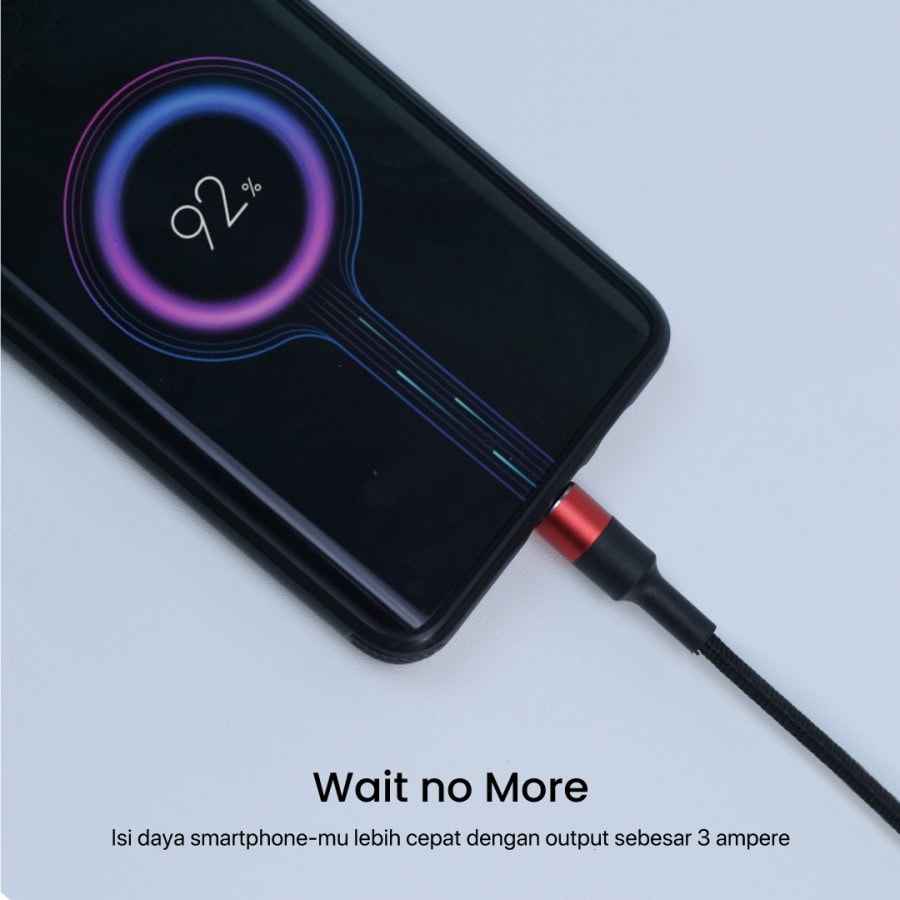 FANTECH Kabel Data Type C USB 120CM Fast Charging 2.4A - KC102