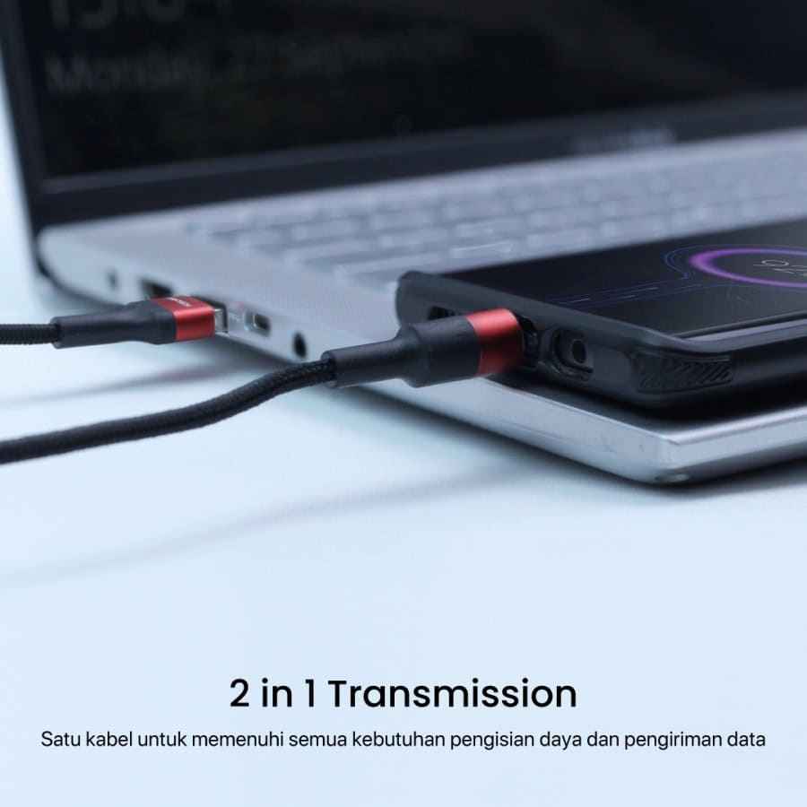 FANTECH Kabel Data Type C USB 120CM Fast Charging 2.4A - KC102