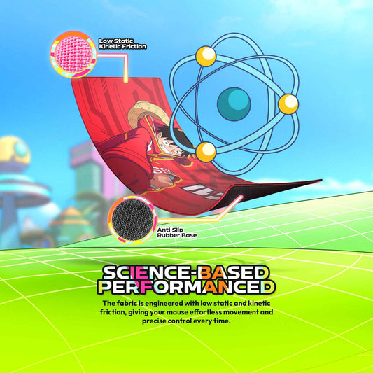 FANTECH x ONEPIECE EXCLUSIVE COLLABORATION EGGHEAD ATO MP905 DESKMAT Limited Edition Luffy View