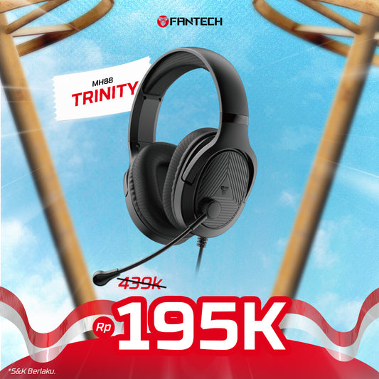 Fantech TRINITY MH88 Multiplatform Headset Gaming Murah Mobile FREE SPLITTER