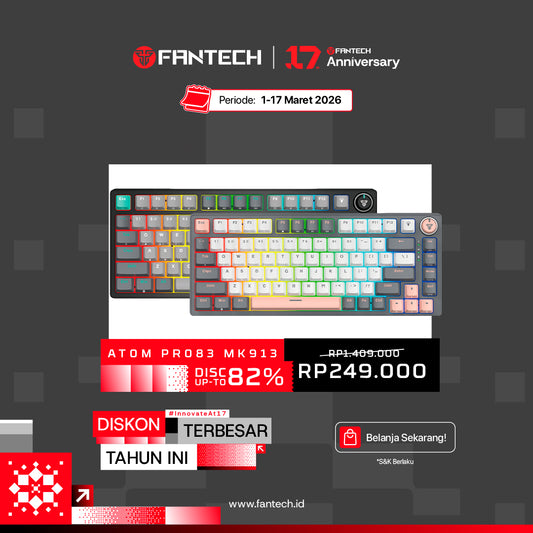 Keyboard Gaming Mekanik Nirkabel Seri ATOM PRO