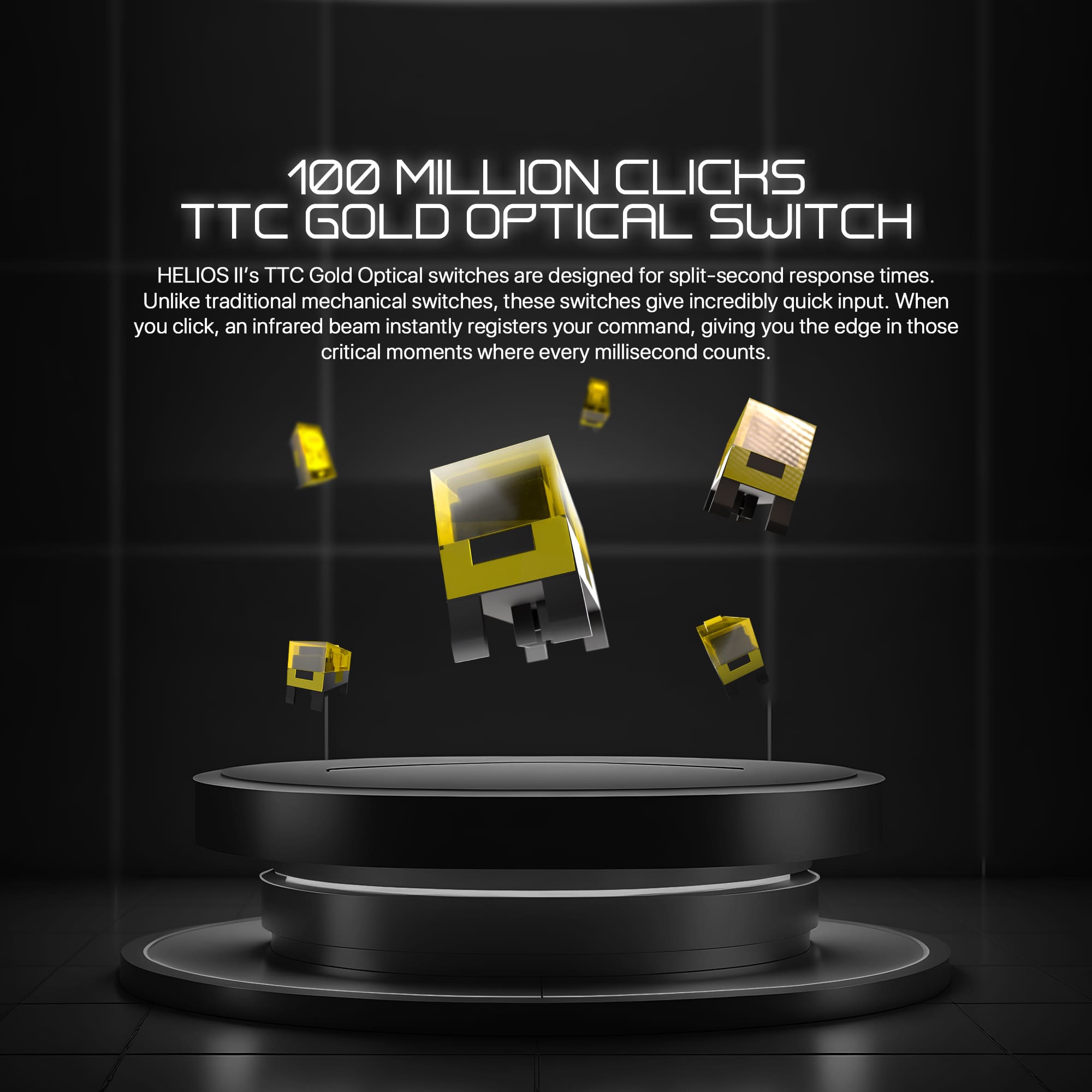 MOUSE GAMING 1K HELIOS II PRO XD3V3