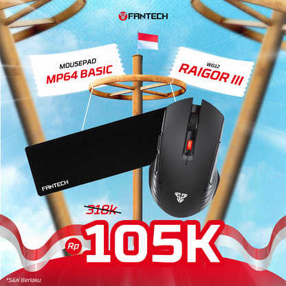 Mouse Gaming Murah RAIGOR III Series WG12, WG12R &amp; WG12RS