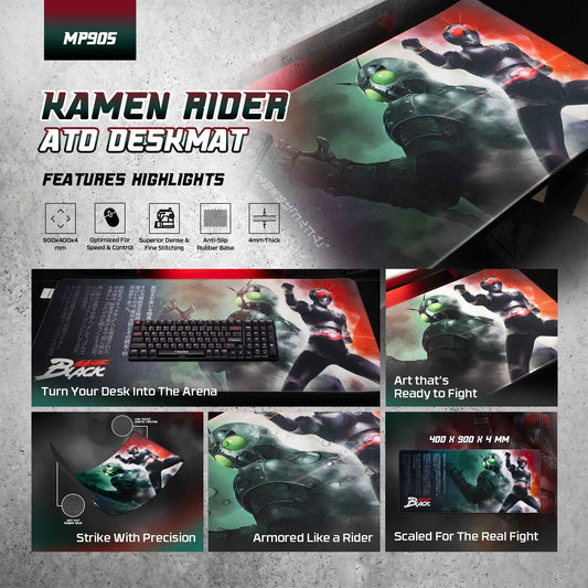 FANTECH ATO KAMEN RIDER MP905 DESKMAT BLACK