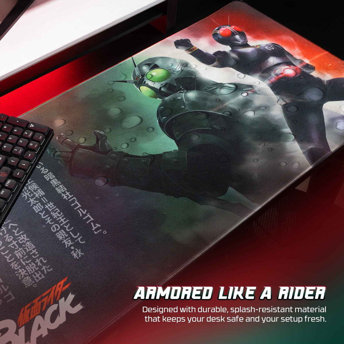 FANTECH ATO KAMEN RIDER MP905 DESKMAT BLACK