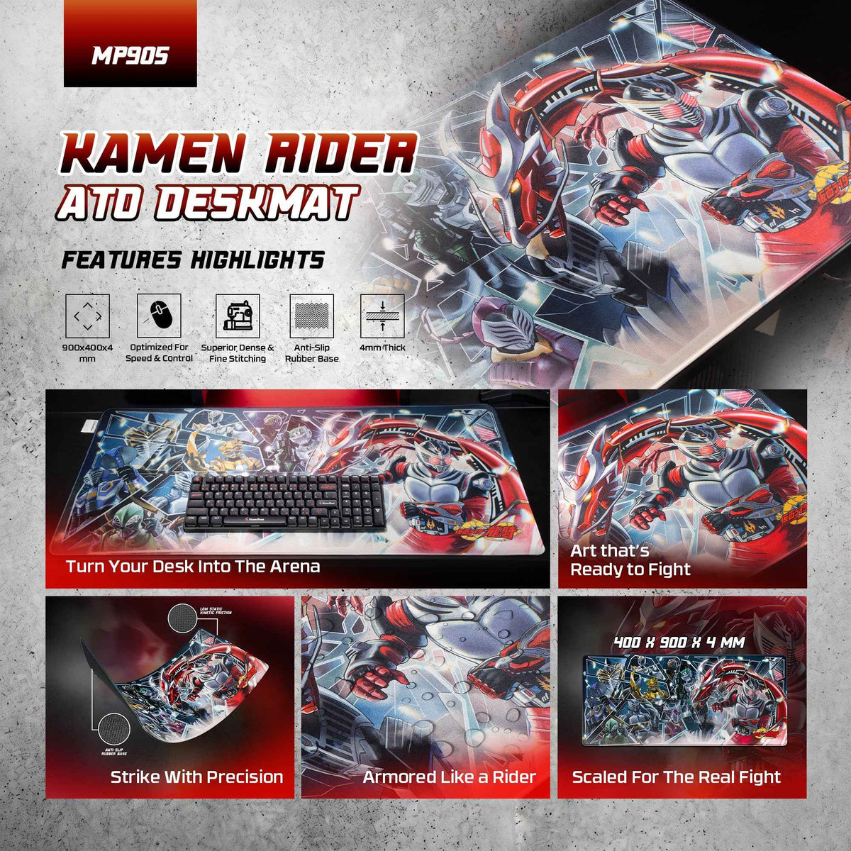 FANTECH ATO KAMEN RIDER MP905 DESKMAT RYUKI