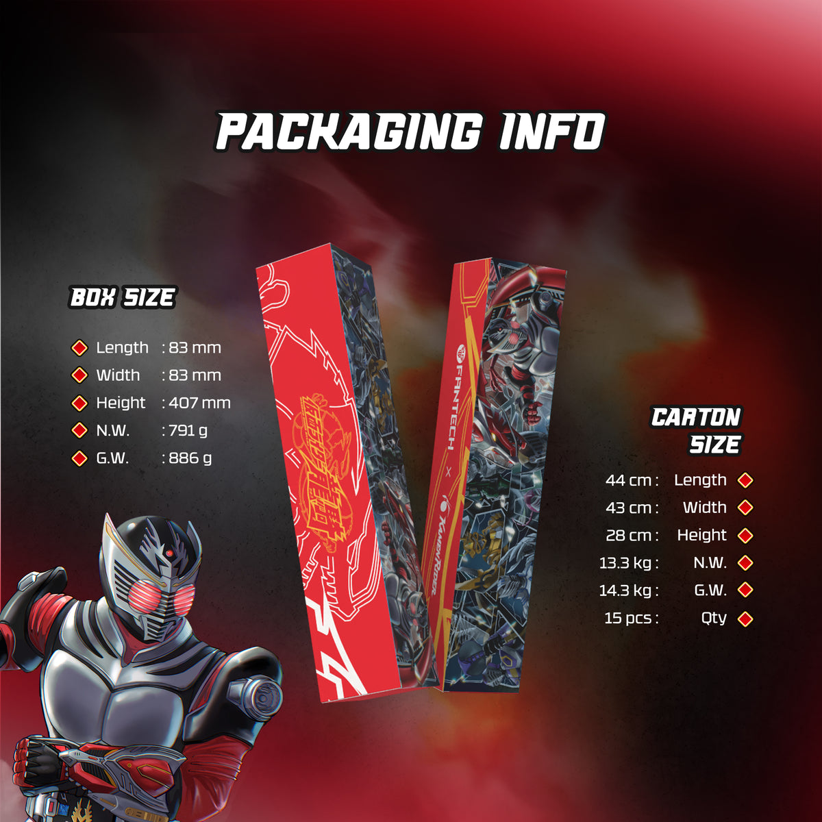 FANTECH ATO KAMEN RIDER MP905 DESKMAT RYUKI