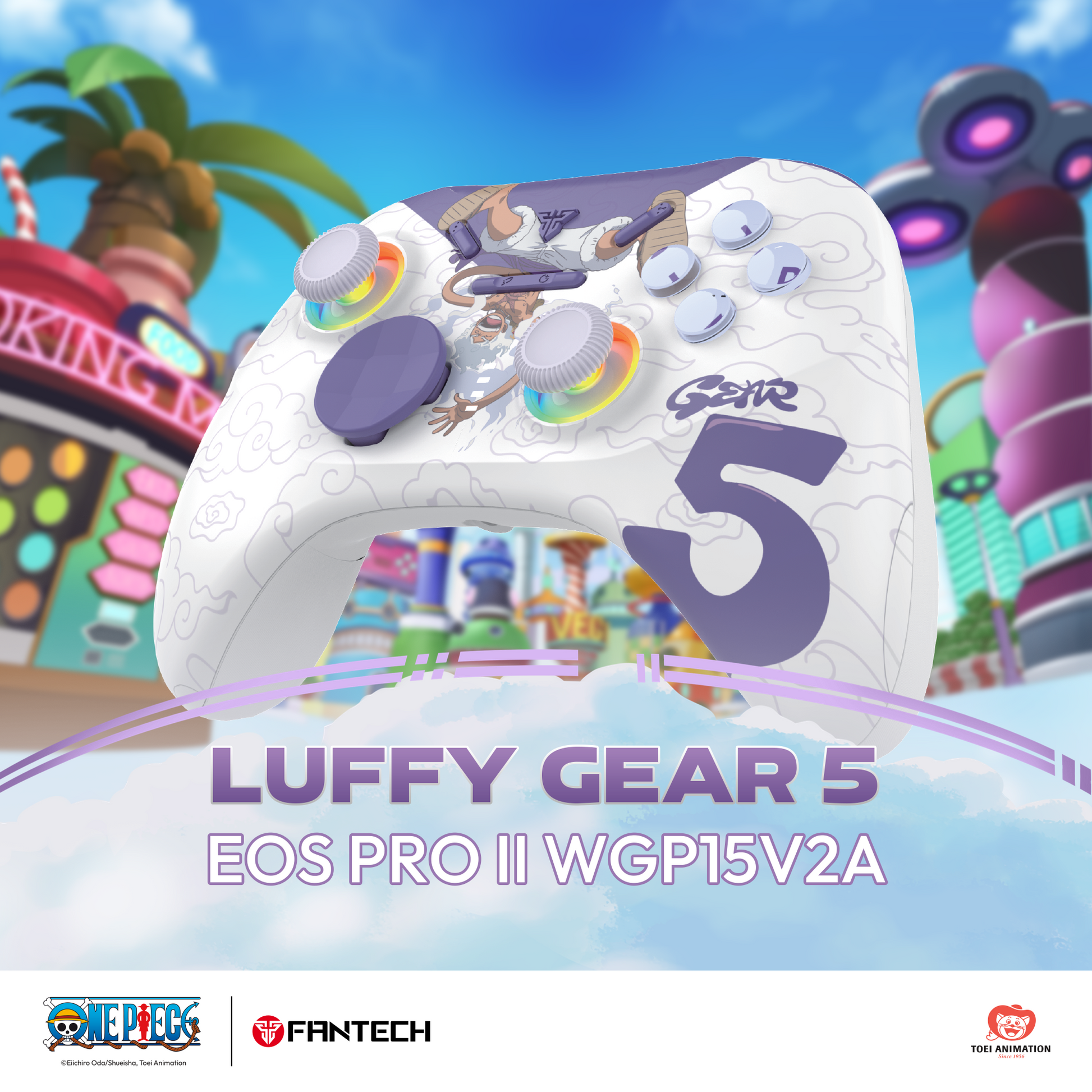 FANTECH x ONEPIECE EKSKLUSIF KOLABORASI GAMEPAD EGGHEAD EOS PRO