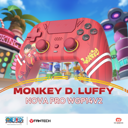 FANTECH x ONEPIECE EXCLUSIVE COLLABORATION GAMEPAD EGGHEAD NOVA PRO WGP14V2 Limited Edition Luffy