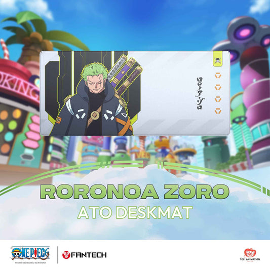 FANTECH x ONEPIECE EXCLUSIVE COLLABORATION EGGHEAD ATO MP905 DESKMAT Limited Edition Zoro View
