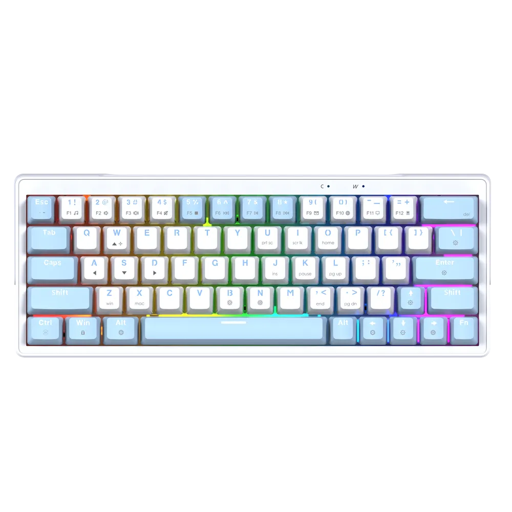 ATOM X63 MK611 keyboard Mechanical Gaming Hotswap 3 Pin