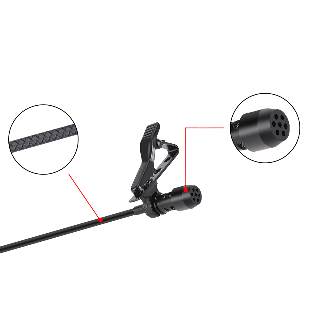 Fantech Mic Clip On MV01 Lavalier Microphone
