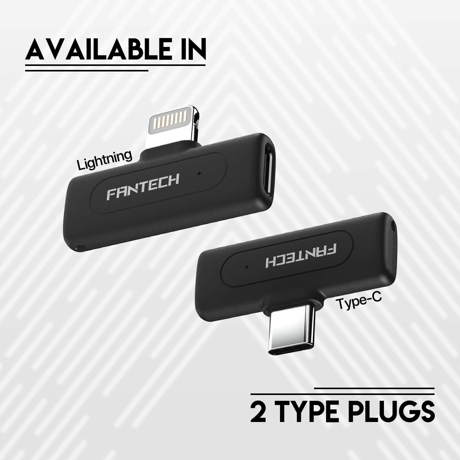 Fantech LEVIOSA AIR Microphone Wireless Lavalier Type C Lightning Dual Mic