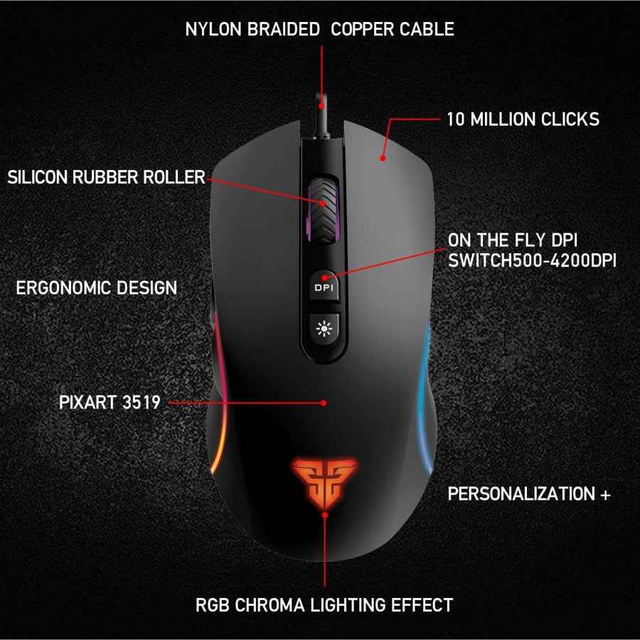 Fantech THOR II X16 Mouse Gaming PIXART