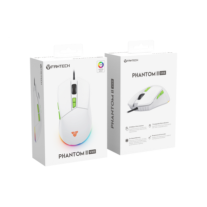 Fantech PHANTOM II VX6 Mouse Gaming Macro RGB - Fantech Indonesia