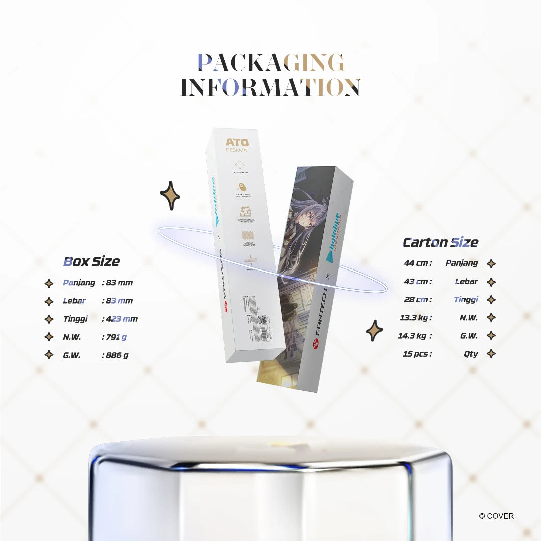 Fantech x Vestia Zeta Hololive Deskmat Edisi Terbatas Eksklusif MP905