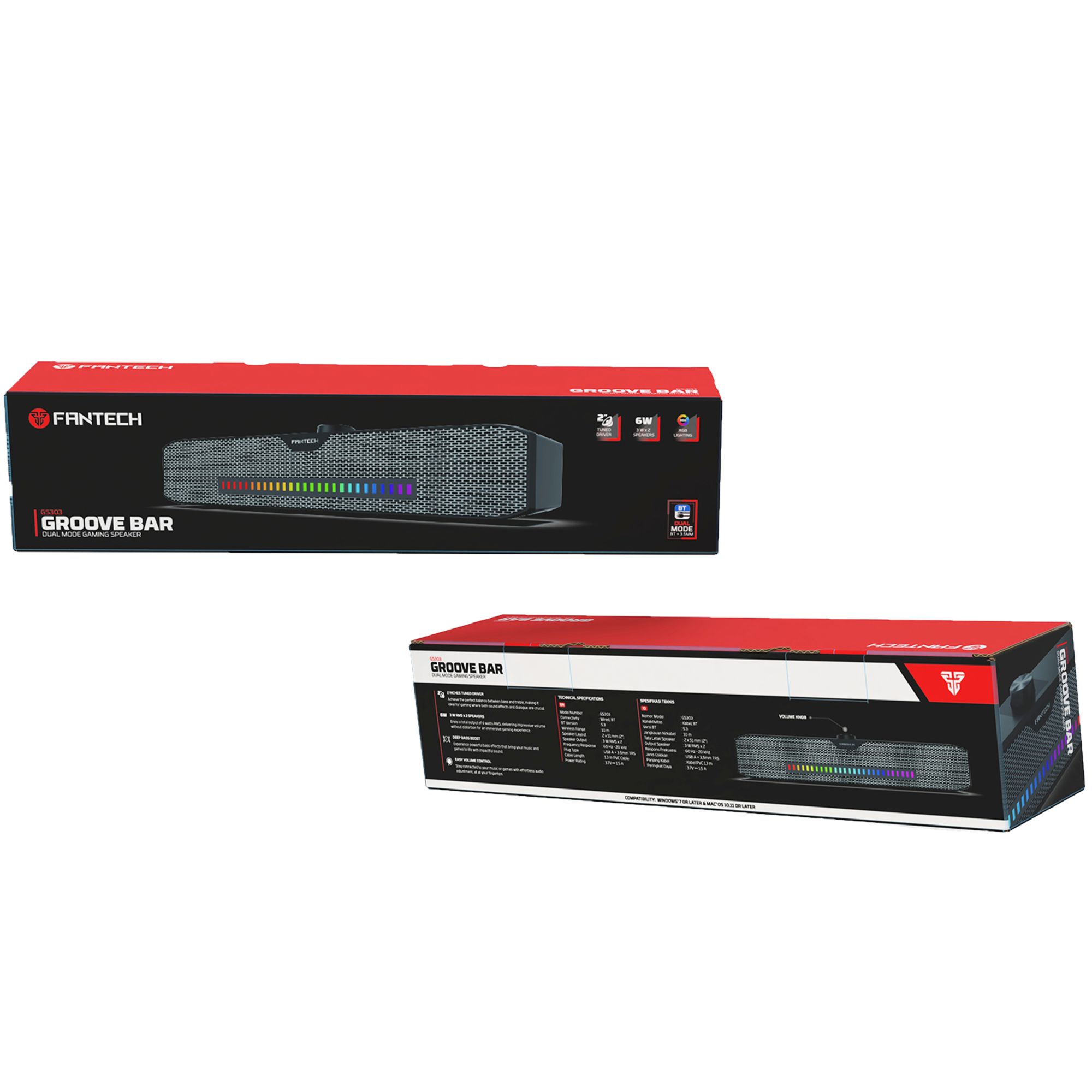 GROOVE BAR GS303 Speaker Fantech