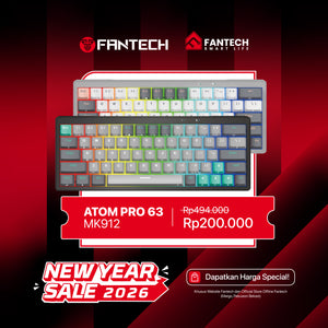 Keyboard Gaming Mekanik Nirkabel Seri ATOM PRO