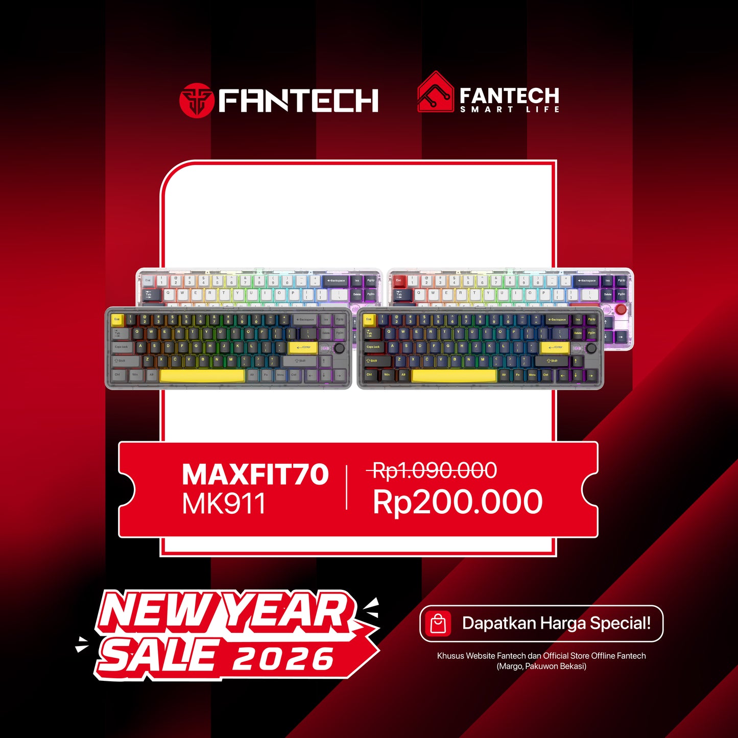 MAXFIT70 MK911 Gaming Keyboard