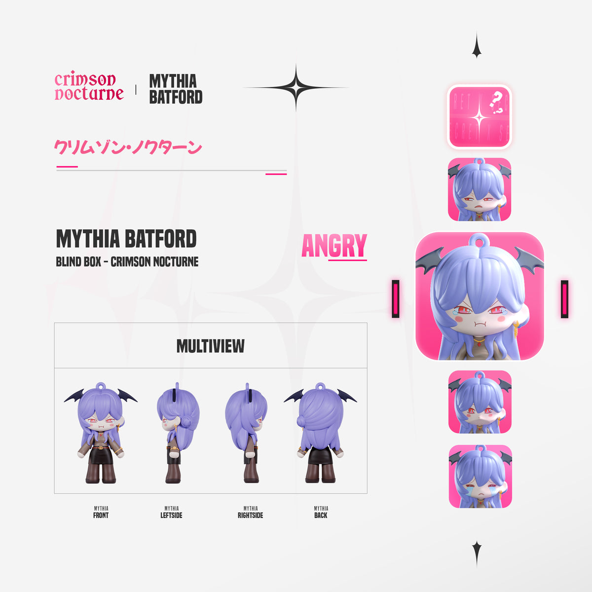 4 Set Blindbox Special Collaboration Fantech x Mythia