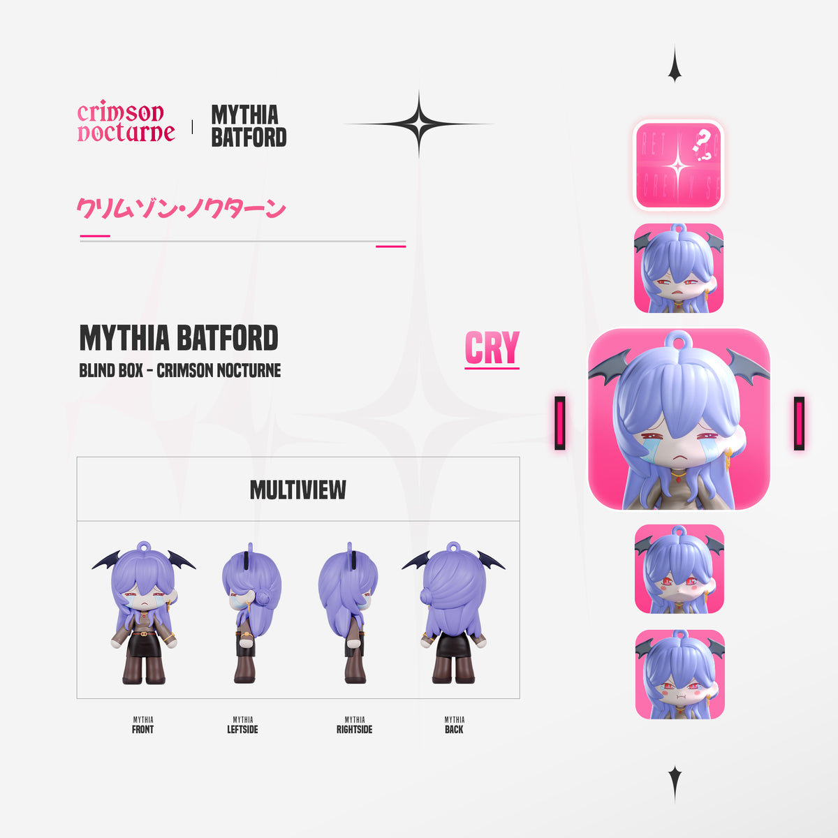 4 Set Blindbox Special Collaboration Fantech x Mythia