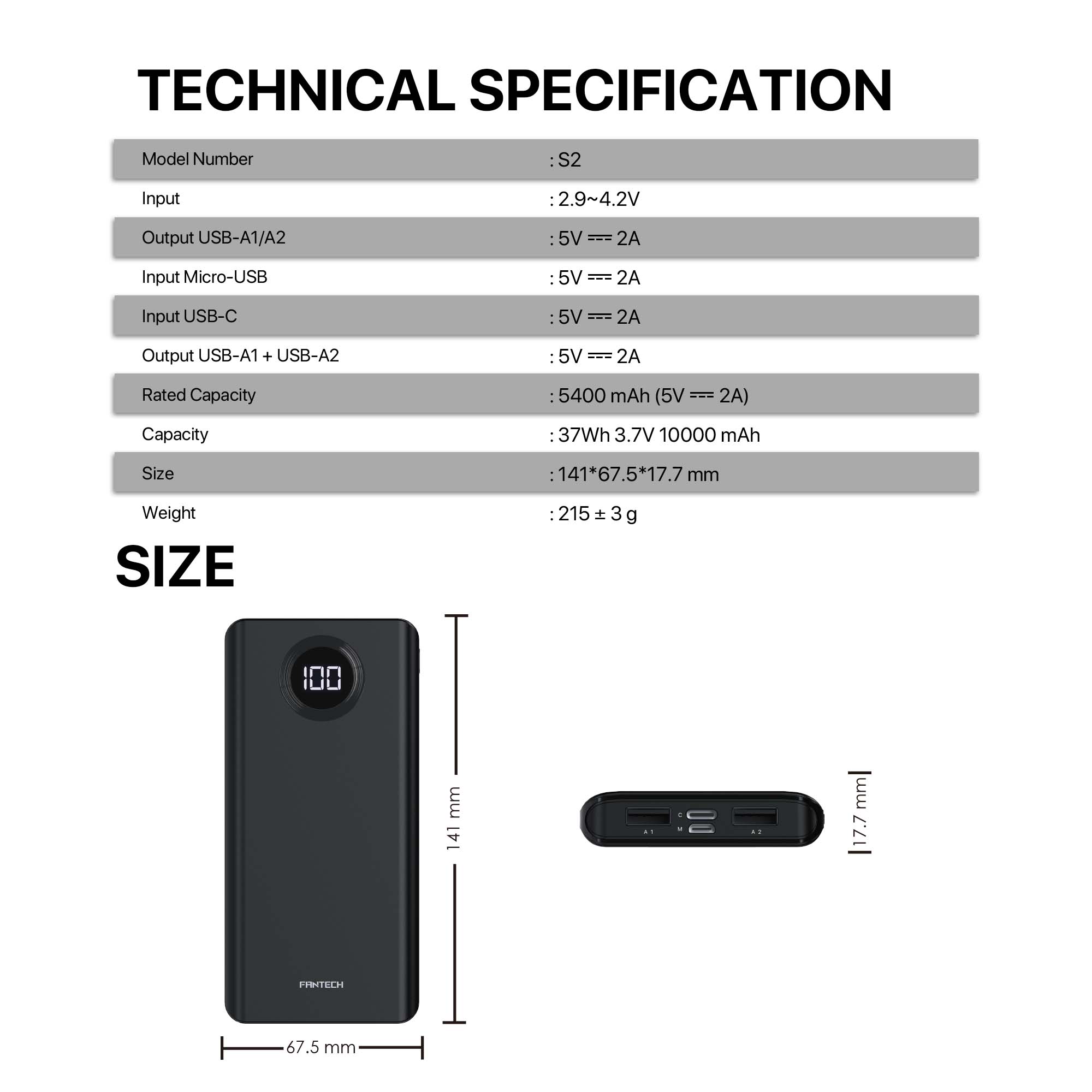 Powerbank 10000mAh