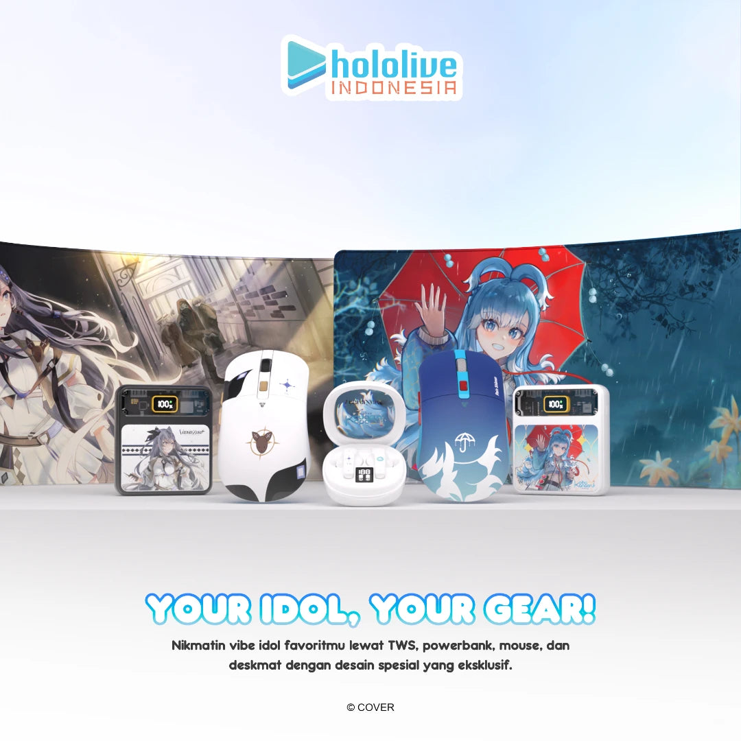 Fantech x Kobo Kanaeru Hololive Exclusive Limited Edition Mouse Gaming Wireless Kanata WG9