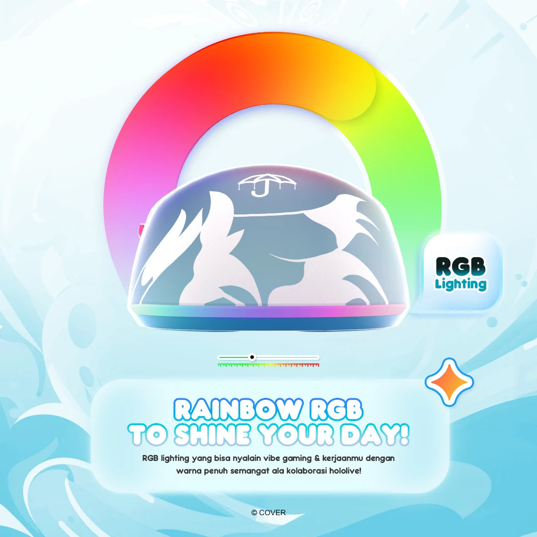 Fantech x Kobo Kanaeru Hololive Exclusive Limited Edition Mouse Gaming Wireless Kanata WG9