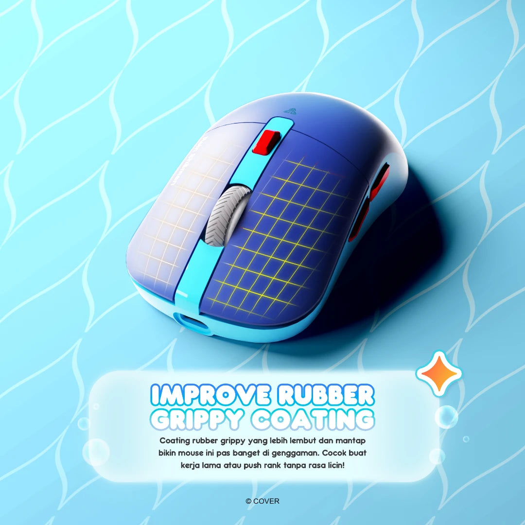 Fantech x Kobo Kanaeru Hololive Exclusive Limited Edition Mouse Gaming Wireless Kanata WG9