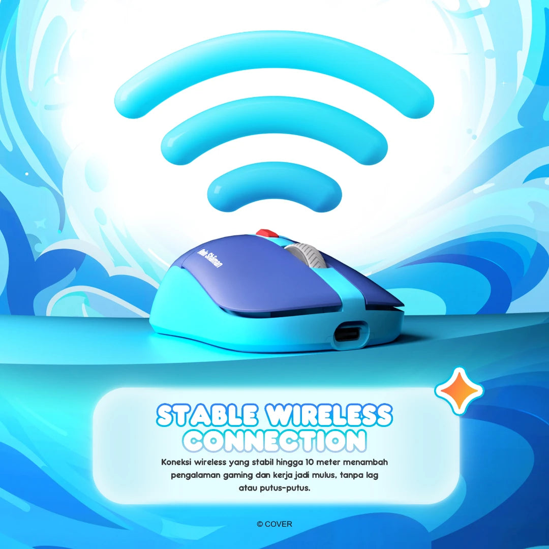 Fantech x Kobo Kanaeru Hololive Exclusive Limited Edition Mouse Gaming Wireless Kanata WG9