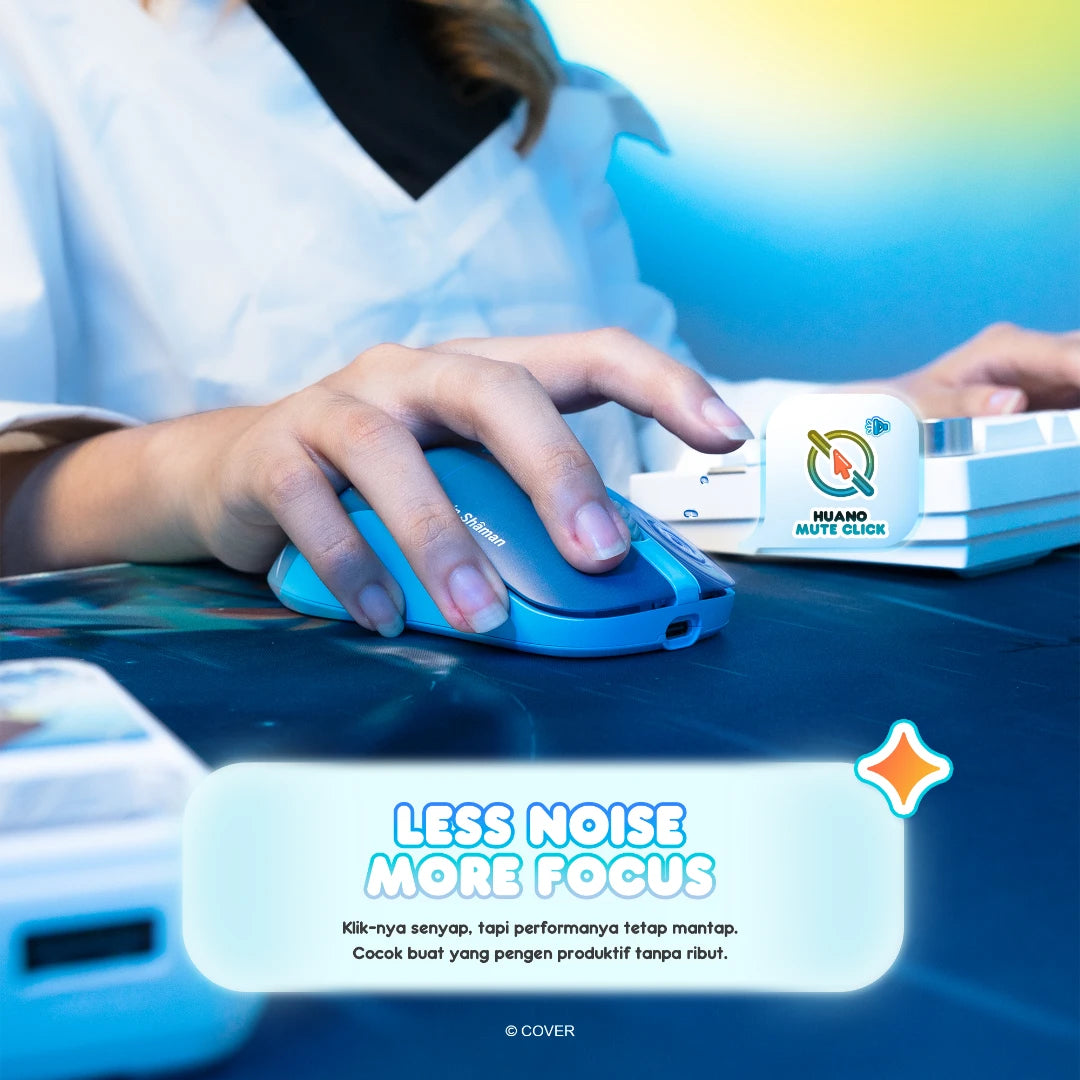 Fantech x Kobo Kanaeru Hololive Exclusive Limited Edition Mouse Gaming Wireless Kanata WG9