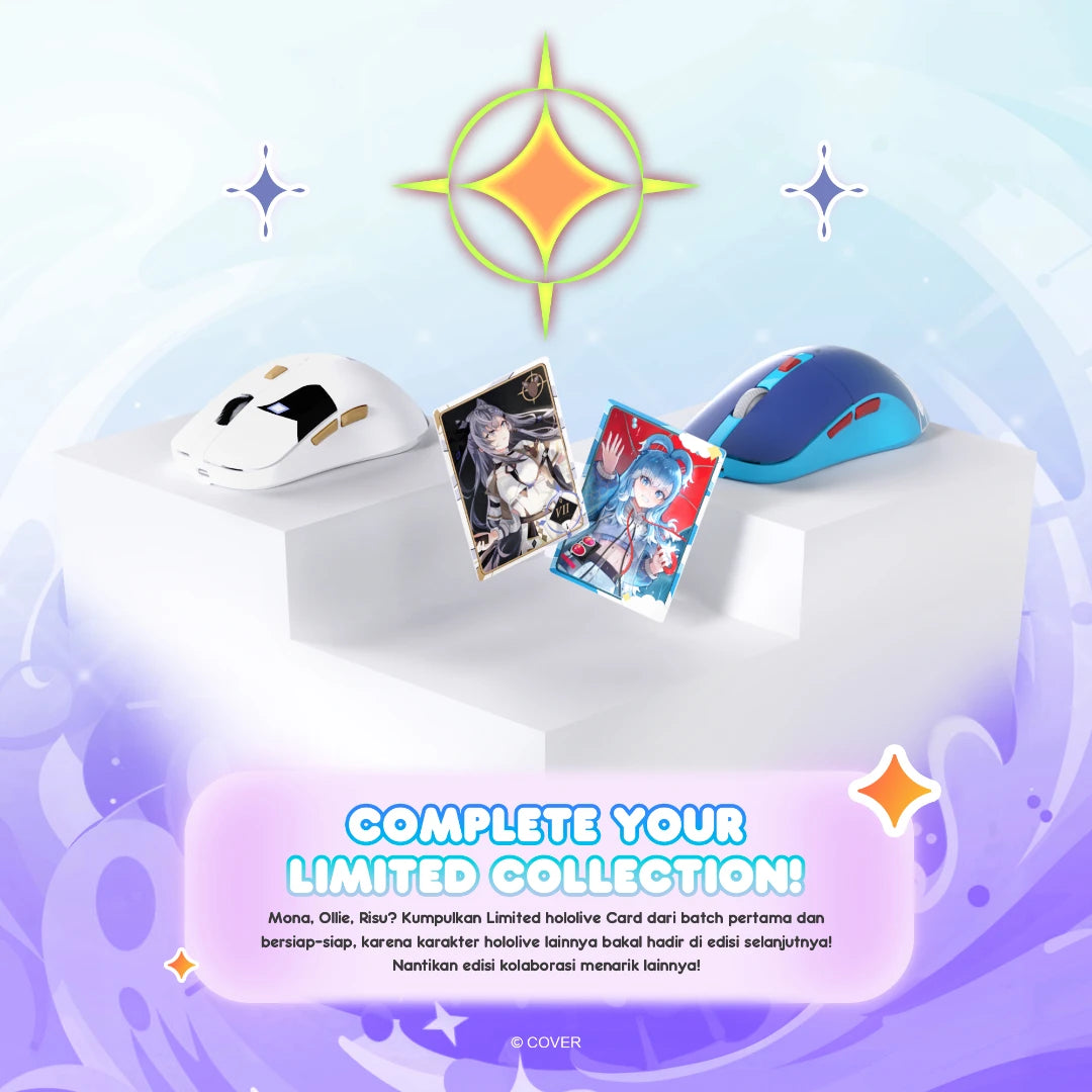 Fantech x Vestia Zeta Hololive Exclusive Limited Edition Mouse Gaming Wireless Kanata WG9