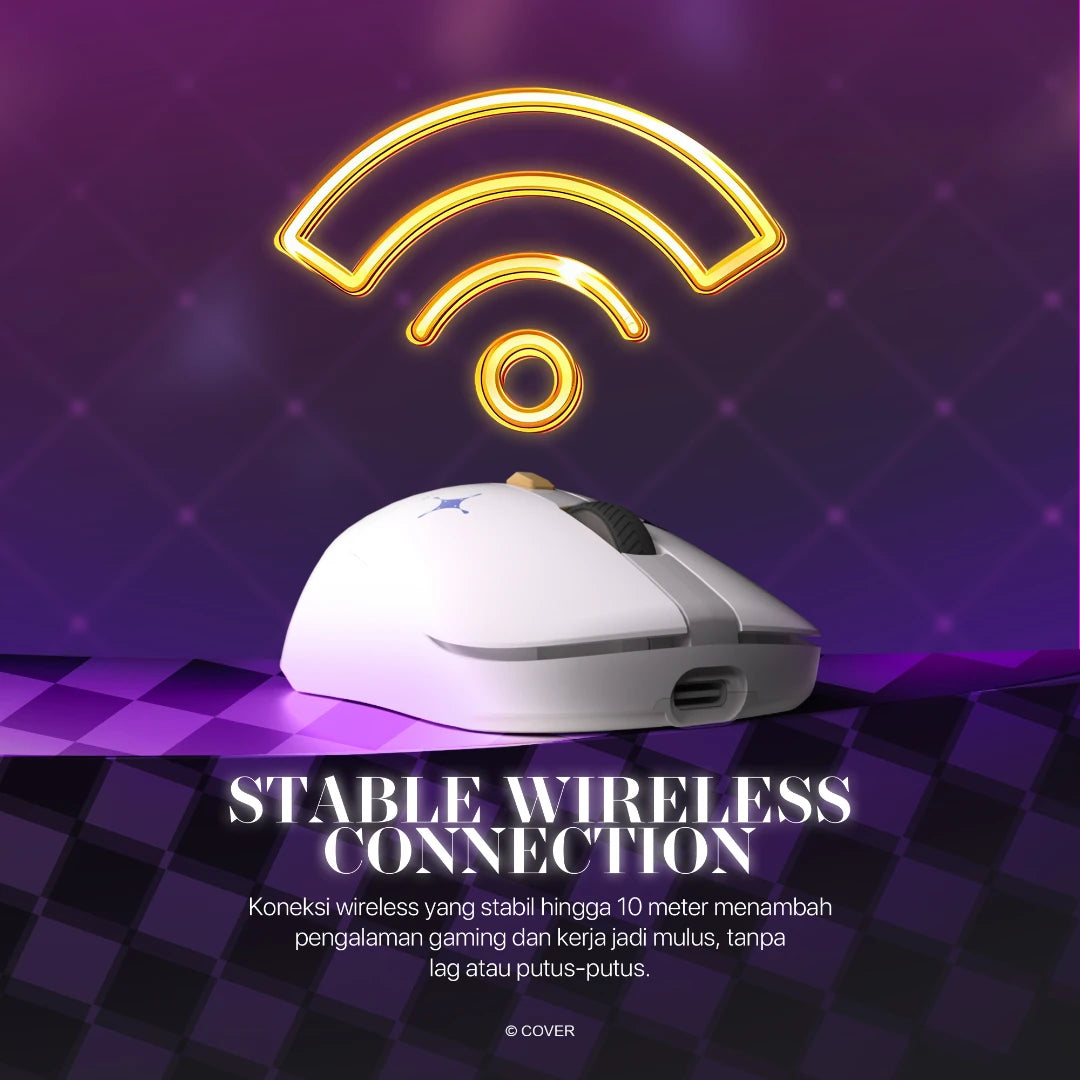 Fantech x Vestia Zeta Hololive Exclusive Limited Edition Mouse Gaming Wireless Kanata WG9