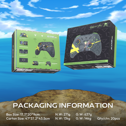 FANTECH x ONEPIECE EXCLUSIVE COLLABORATION GAMEPAD EGGHEAD EOS PRO WGP15V2A Limited Edition Zoro