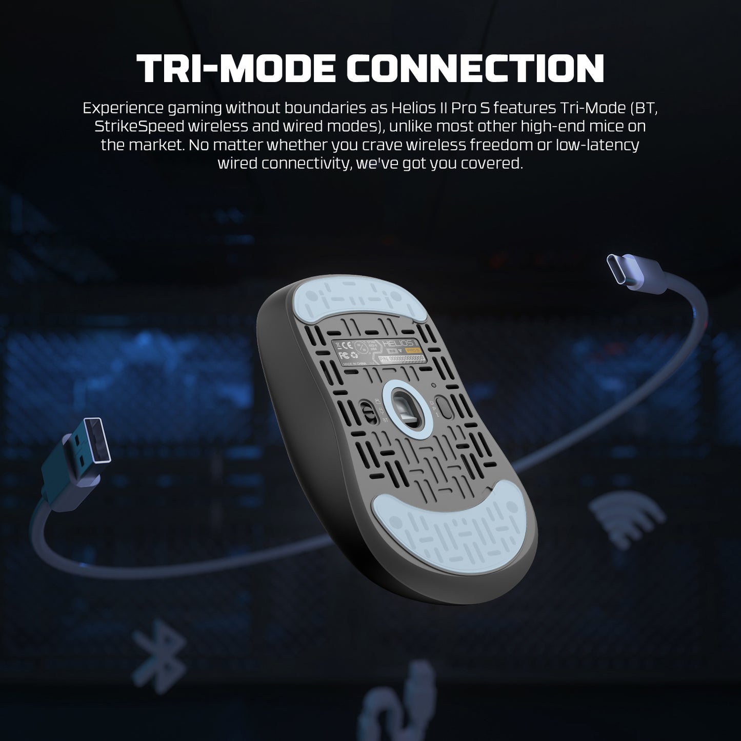 Mouse Gaming HELIOS II PRO S 8K 8K