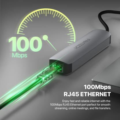 FANTECH HC051 Converter USB Hub Type C 5 in 1