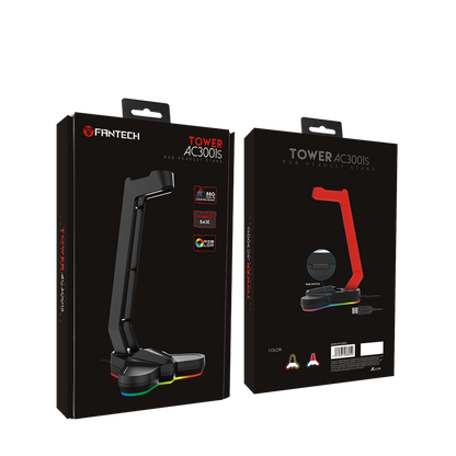 Fantech TOWER AC3001s Headset Stand Gaming RGB - Fantech Indonesia