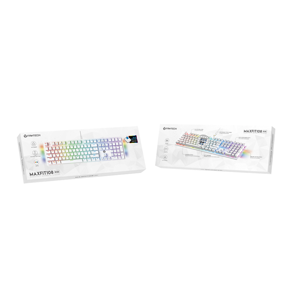 Keyboard Gaming Mechanical MAXFIT108 MK855 Hotswap RGB 5 Pin