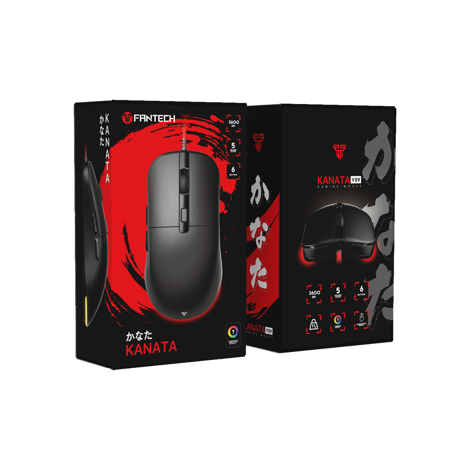 Fantech Mouse Gaming Wireless RGB Macro KANATA VX9 VX9S - Fantech Indonesia