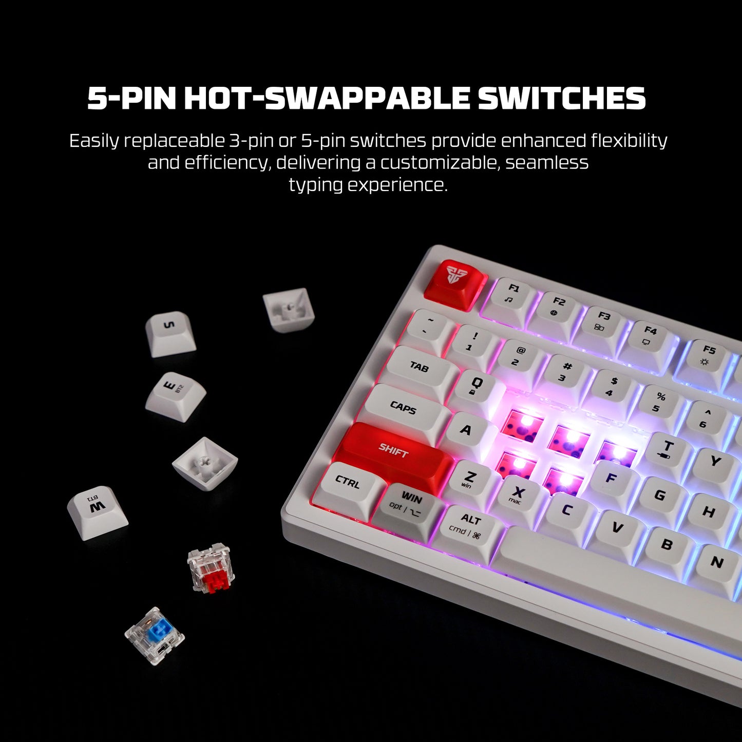 ATOM PRO Keyboard hot swappable