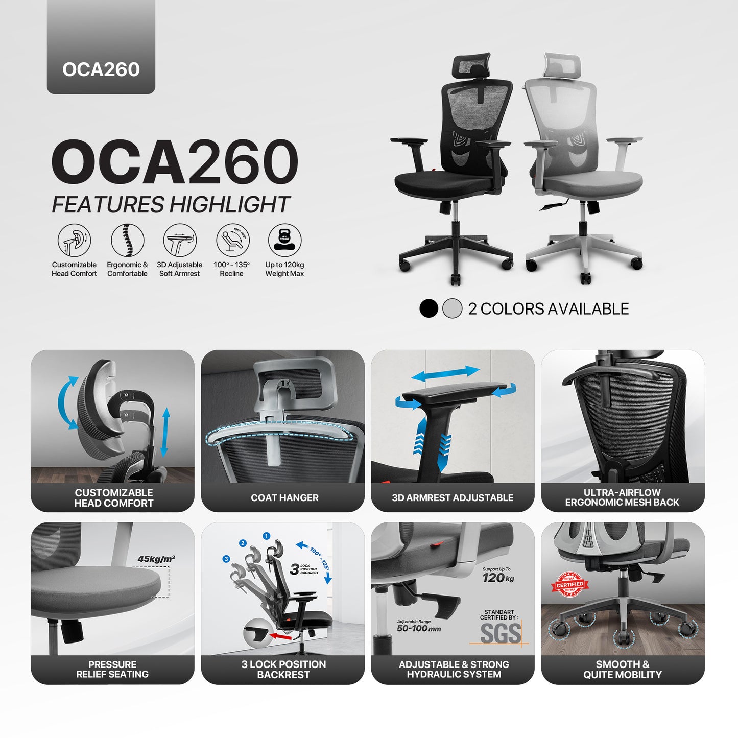 Kursi Kantor OCA260