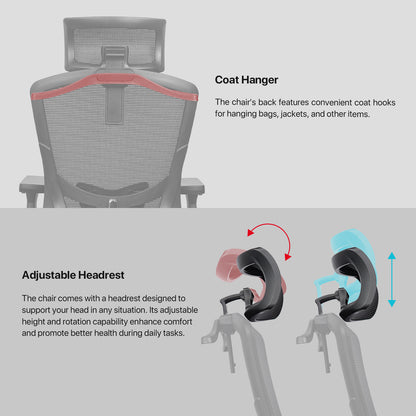 Fantech Kursi Kantor Kerja Jaring Premium Office Chair OCA259 PRO