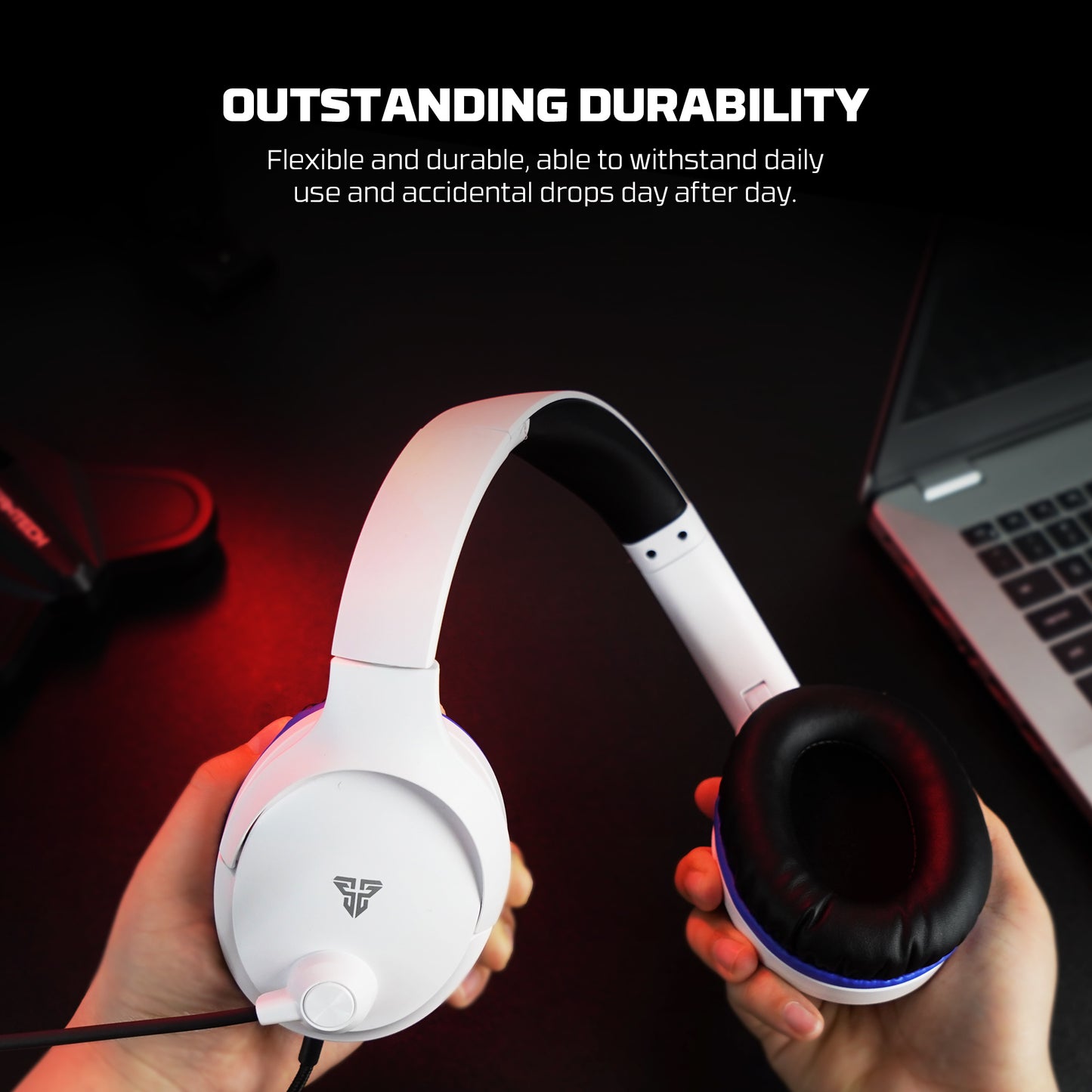 Fantech VALOR II MH89 Headset Gaming PC kabel 3.5mm TRRS Jack Headphone Multi Platform